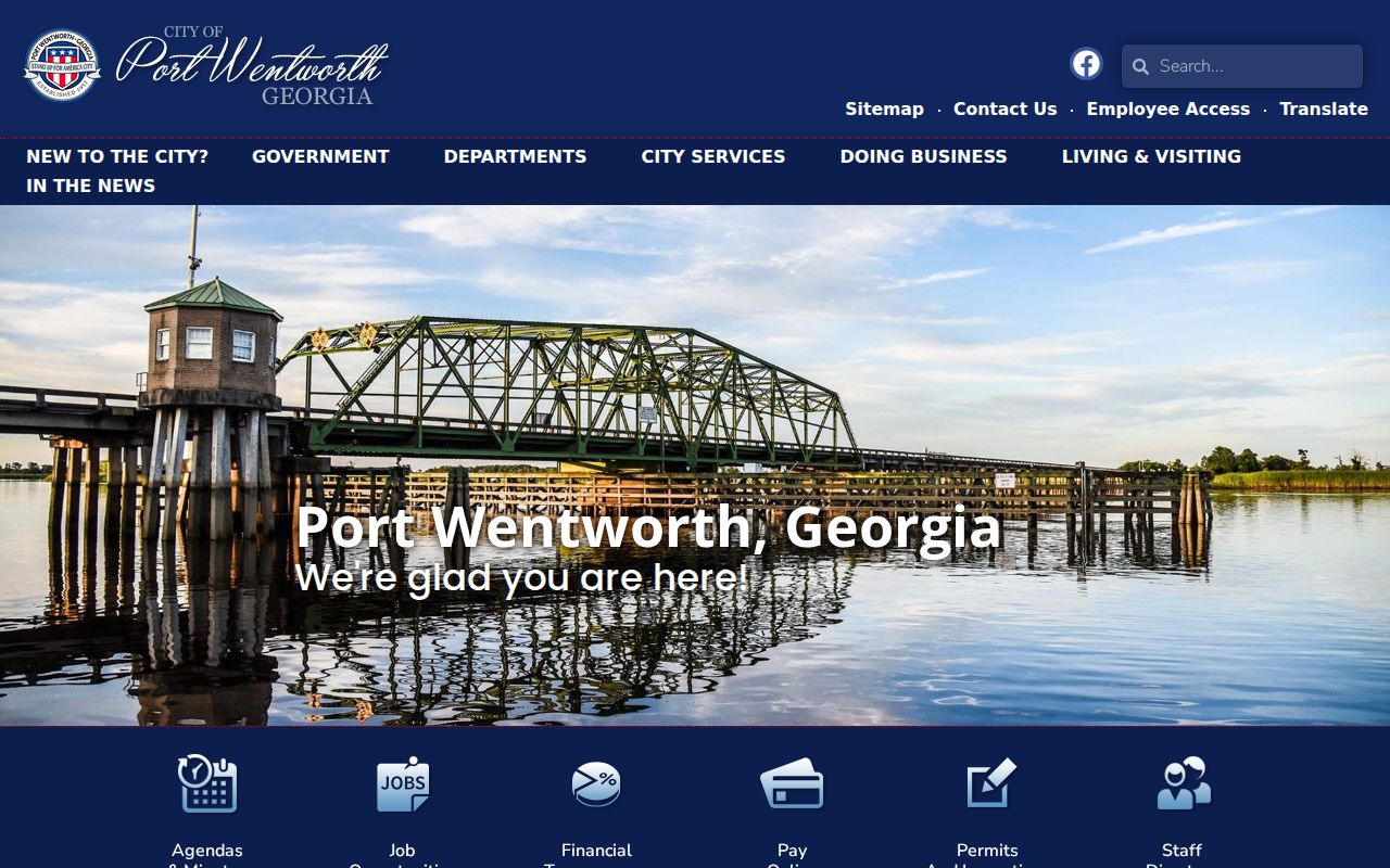 Official Port Wentworth city and City Hall information